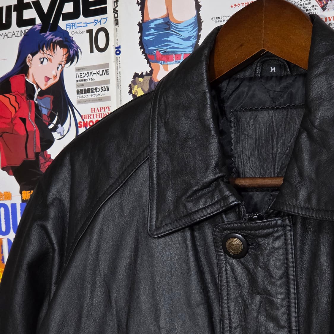 JPN 소가죽 누빔 미디 코트 자켓 상품이미지3