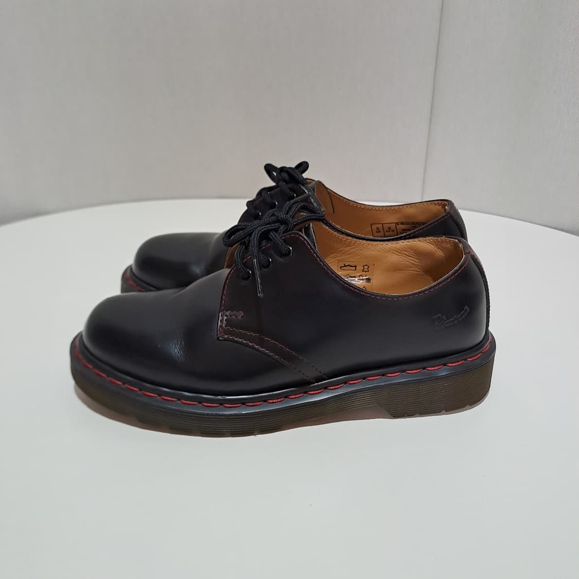 (택포) 닥터마틴 1461 3홀 레드스티치 UK5 B169 상품이미지5