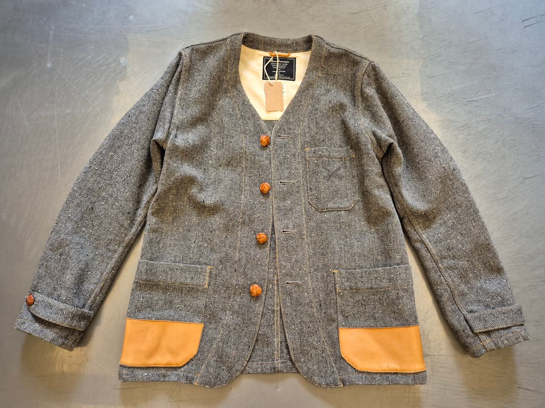 아나크로놈 헤링본 울 자켓 상품이미지1