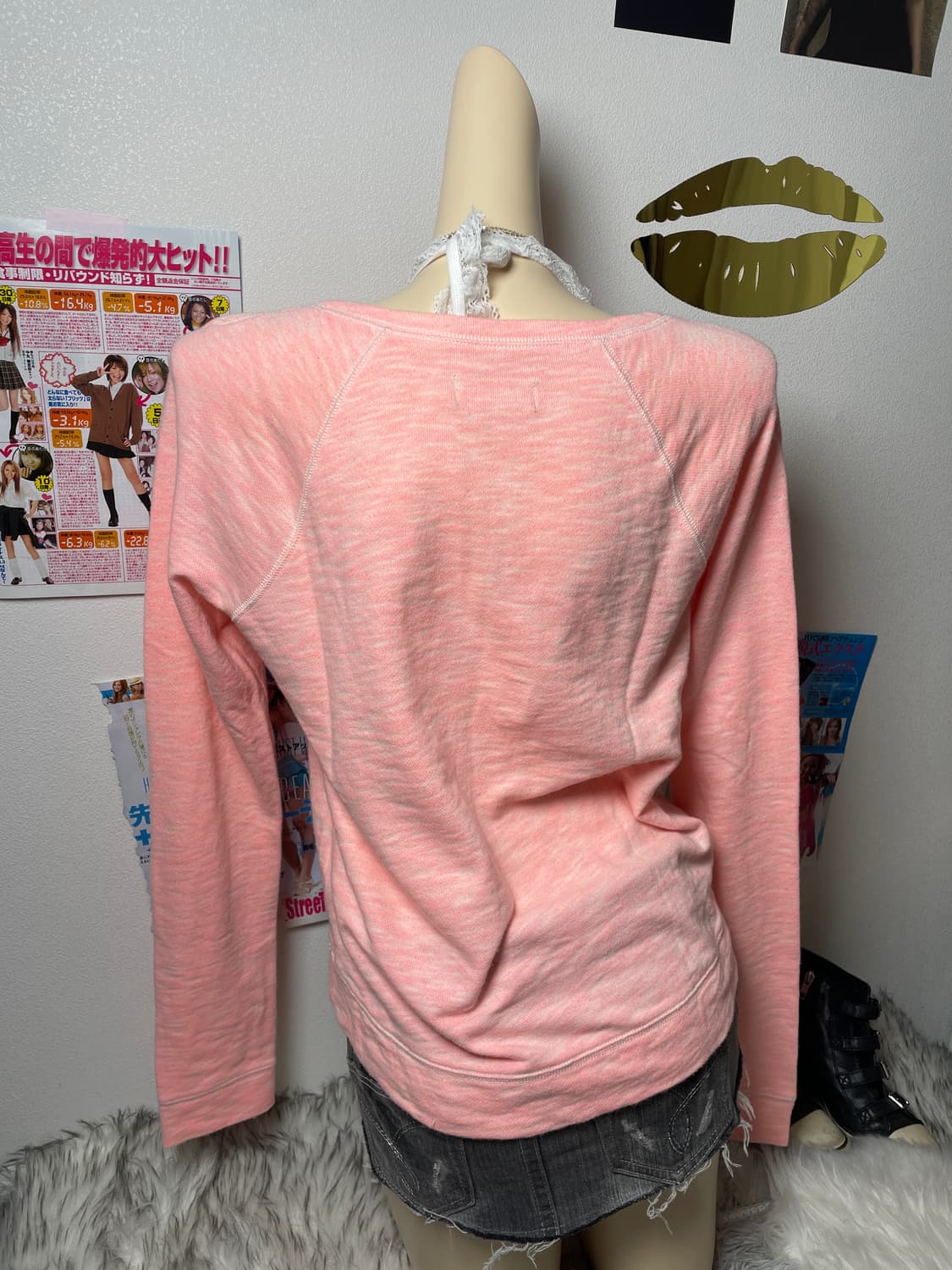 Holister 홀리스터 핑크 맨투맨 상품이미지2