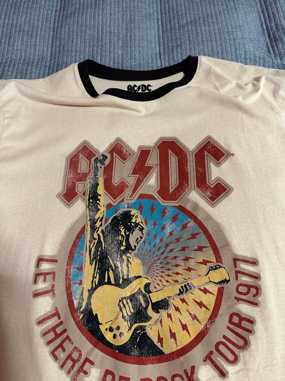 (XL) ACDC 락밴드 반팔 링거티셔츠 상품이미지6
