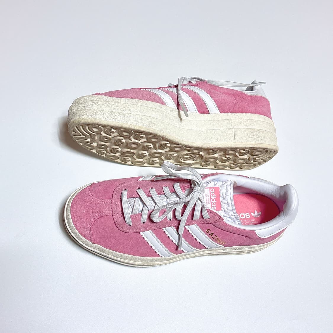 아디다스 가젤 볼드 슈퍼팝 플랫폼 운동화 235-240 핑크 상품이미지1