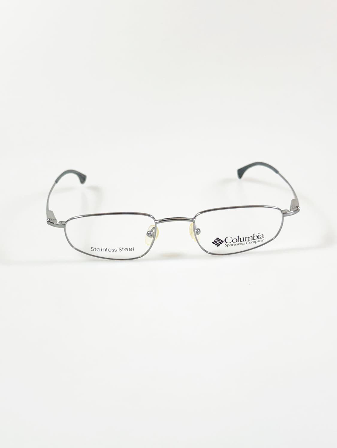 컬럼비아 실버 슬림 스퀘어 메탈 프레임 빈티지 안경 상품이미지2