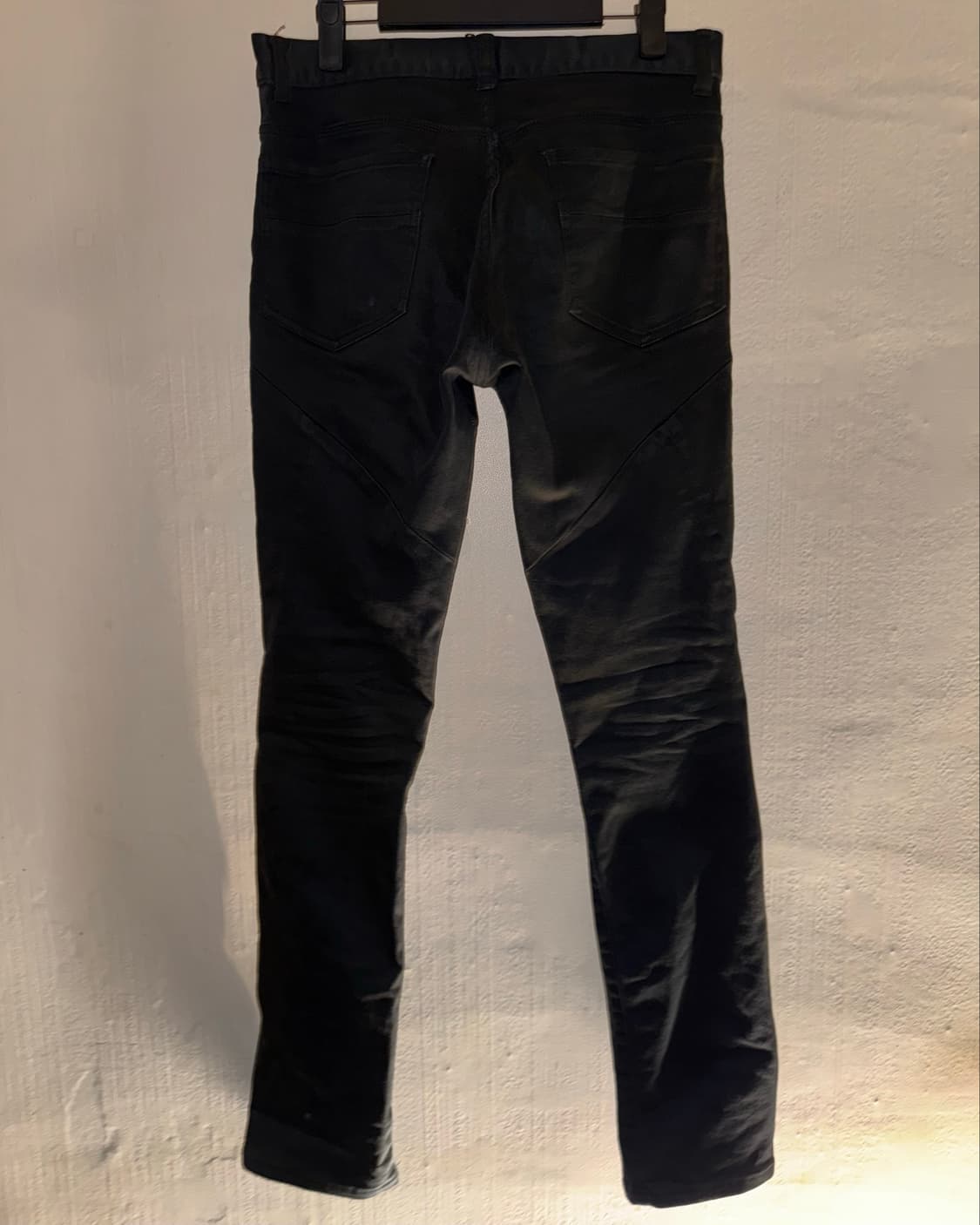 “Schlussel” 00s Black biker jeans   상품이미지3