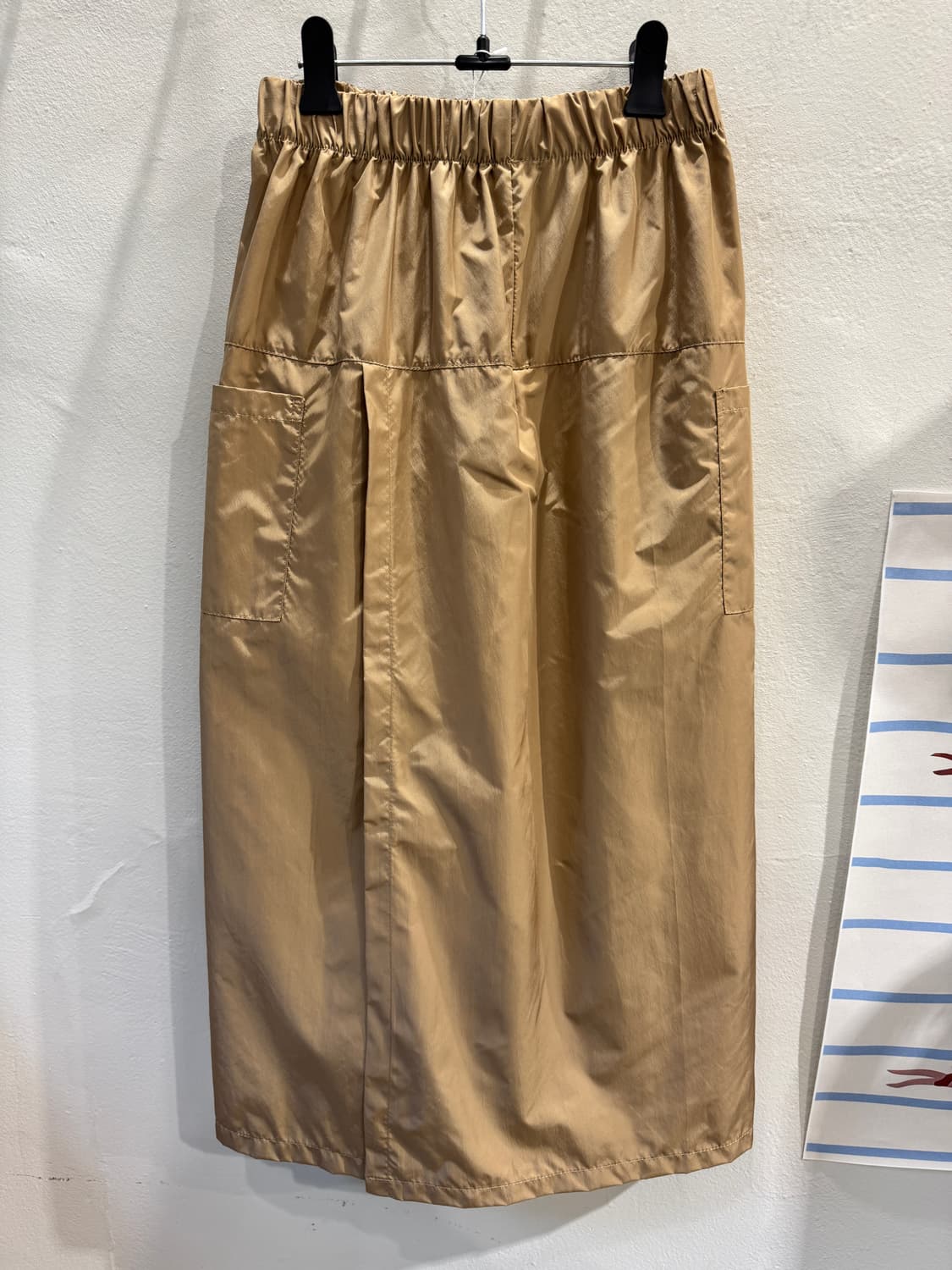 vintage 나일론 랩밴딩 와이드팬츠 상품이미지5