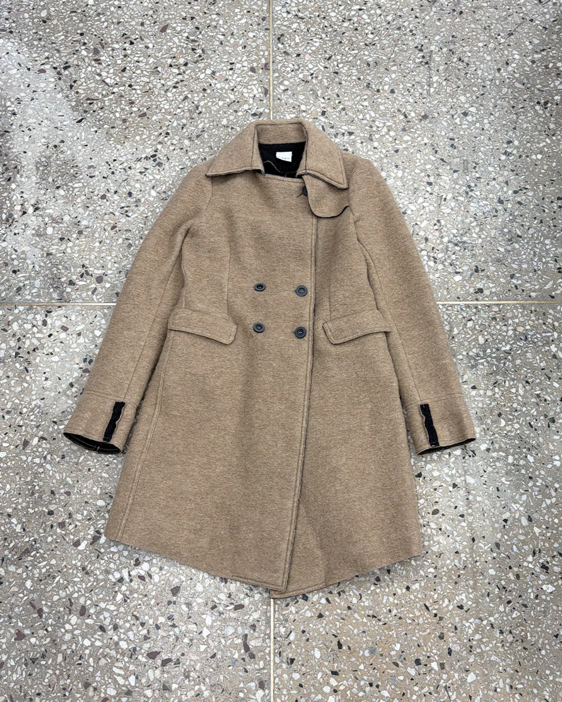 파올라 프라니 보일드-울 더블 코트 상품이미지1