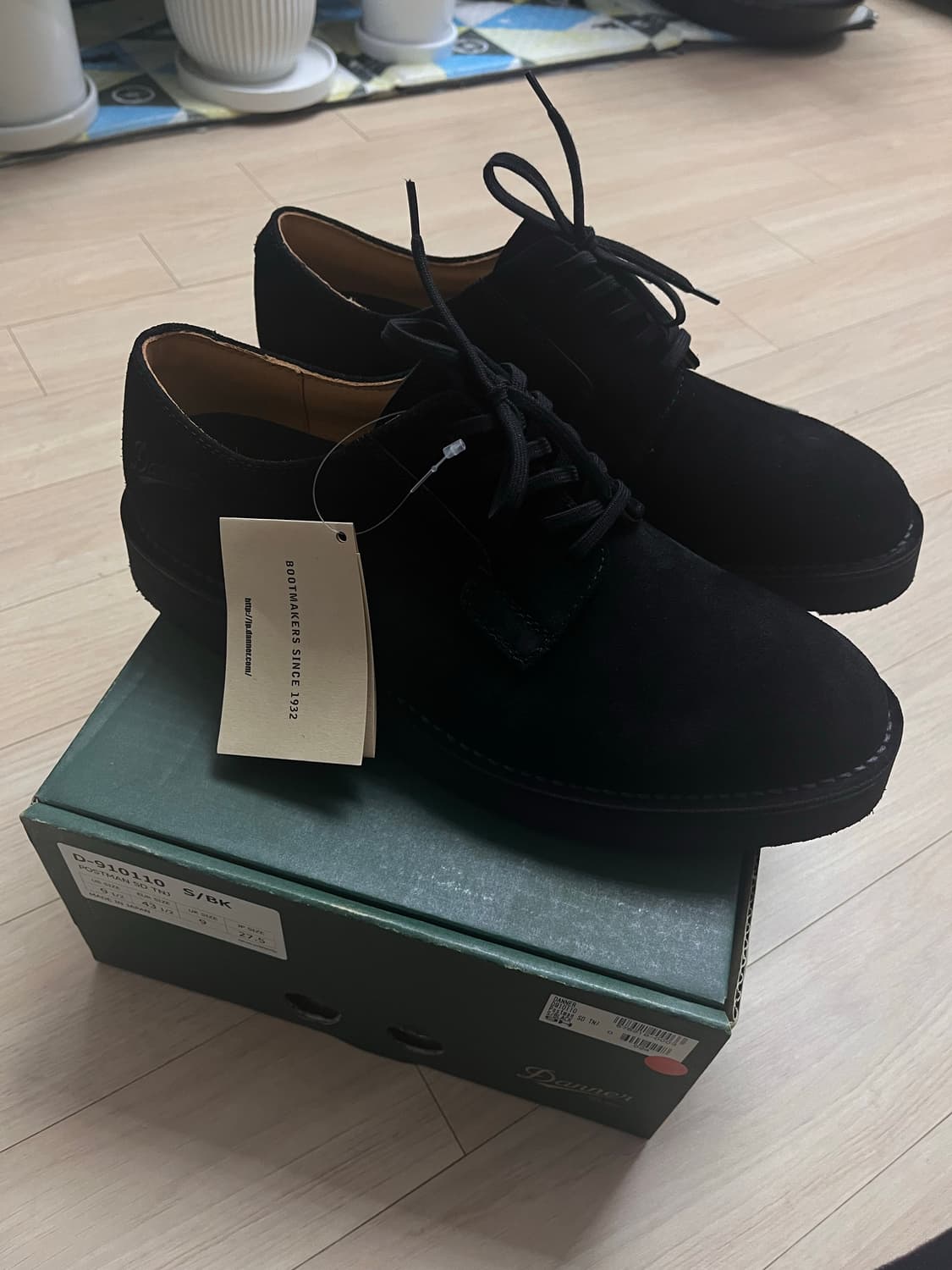 대너 포스트맨 블랙 스웨이드 새상품 상품이미지2