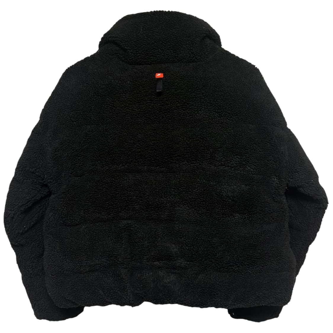 3703 나이키 블랙 써마핏 뽀글이 오리털 덕다운 숏패딩 상품이미지3