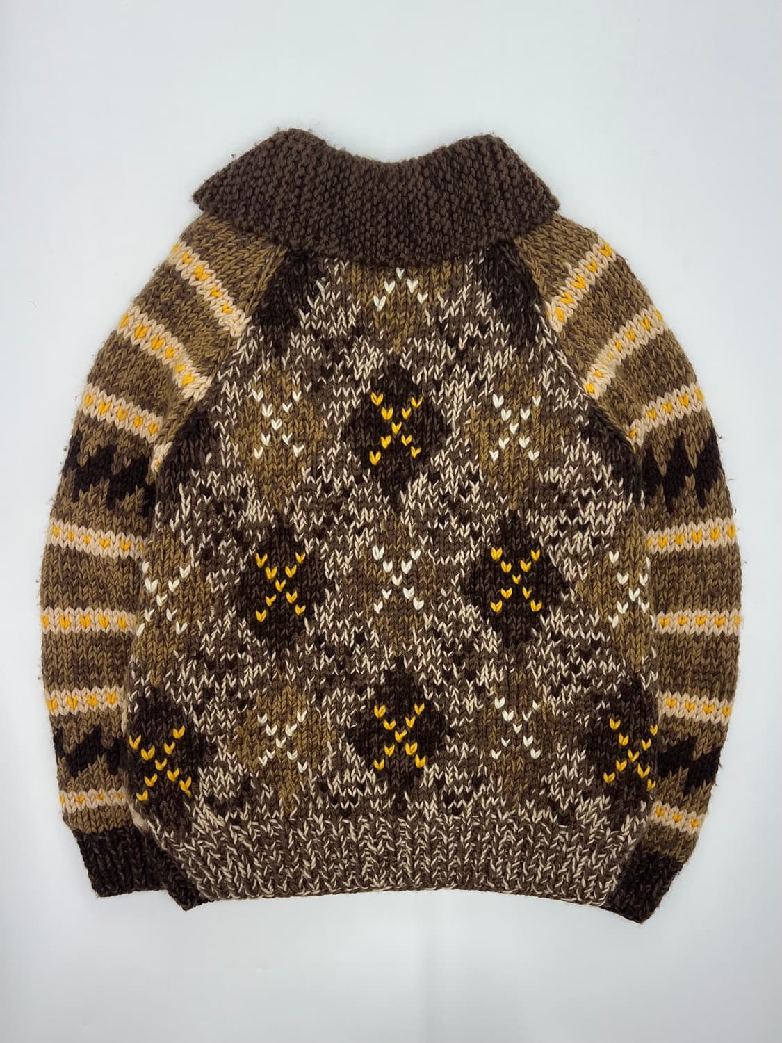 빈티지 투웨이 니트집업 상품이미지3