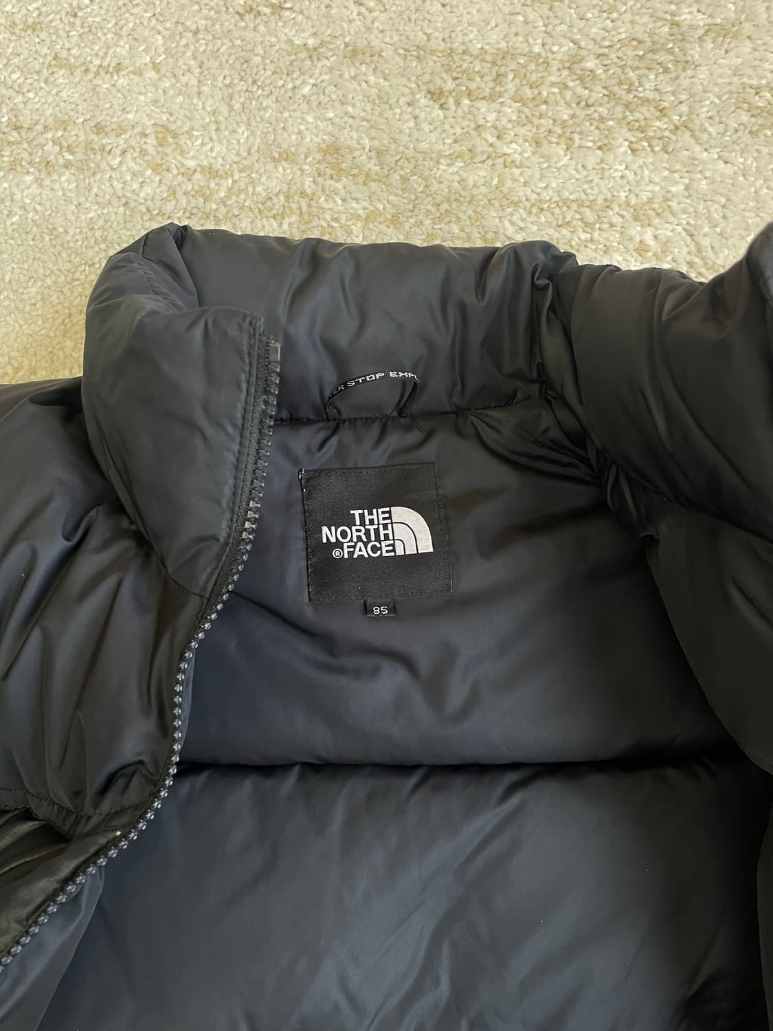 [85] 노스페이스 700 눕시 구스다운 블랙 패딩 상품이미지3