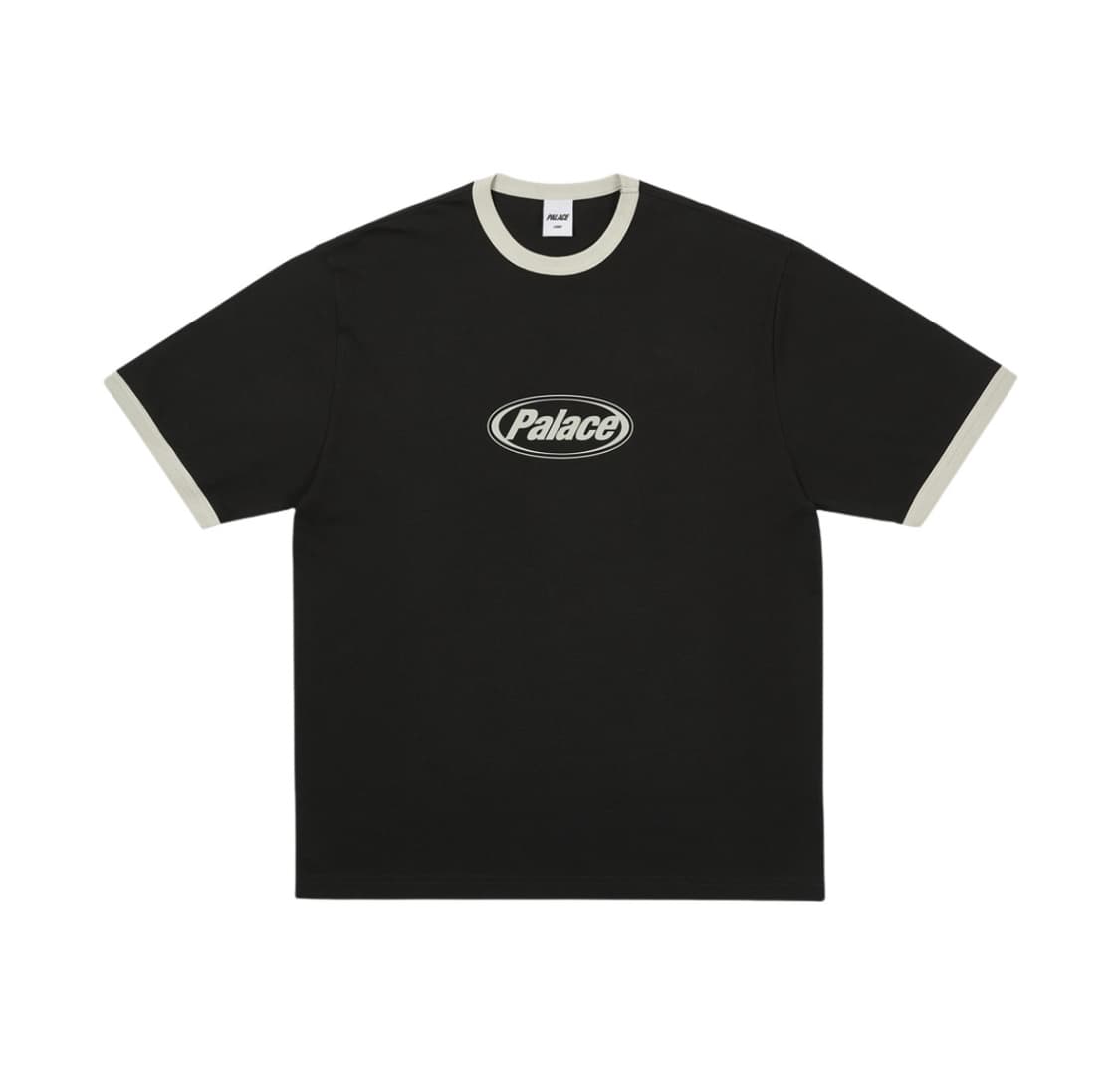 [XL] 팔라스 25fw 엘립스 링거 티셔츠 블랙 상품이미지1