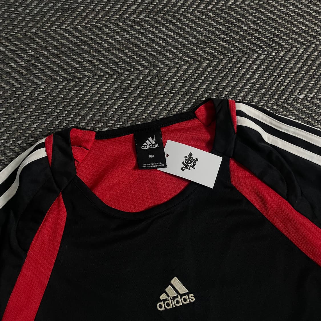 00s 아디다스 올드스쿨 트레이닝 하프 탑 반팔o 3527 상품이미지4