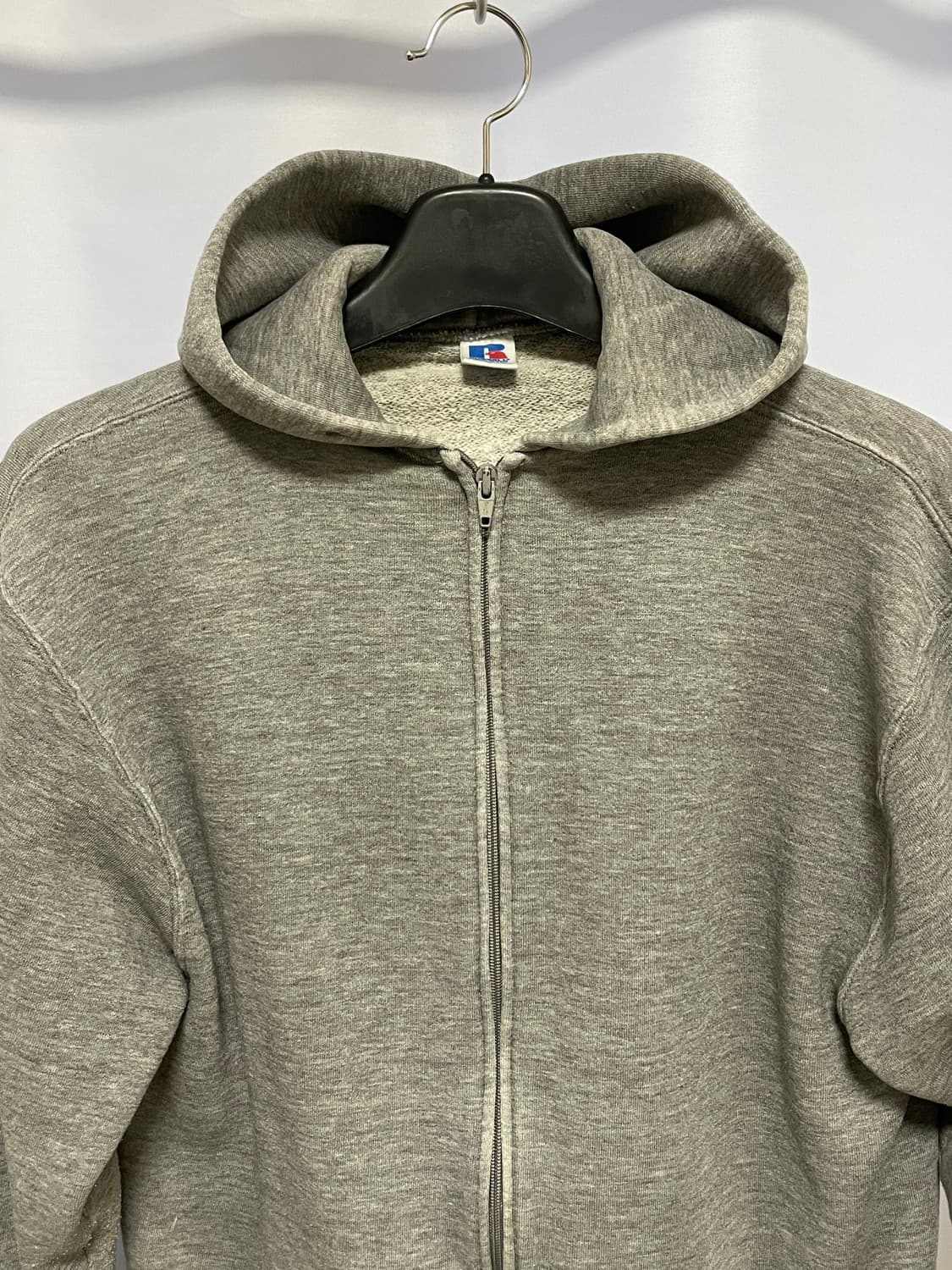 [D.O Vtg] 80s 러셀 50/50 후드 집업 그레이(L) 상품이미지2