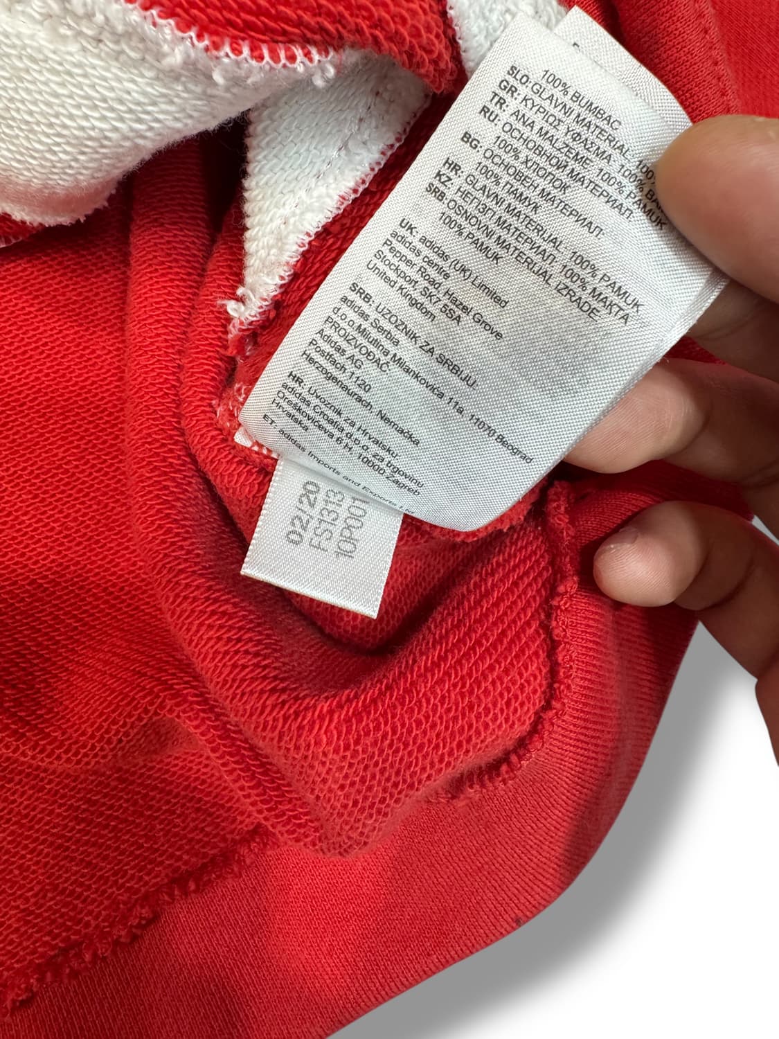 아디다스 우먼스 크롭 후드티 (M)   상품이미지6