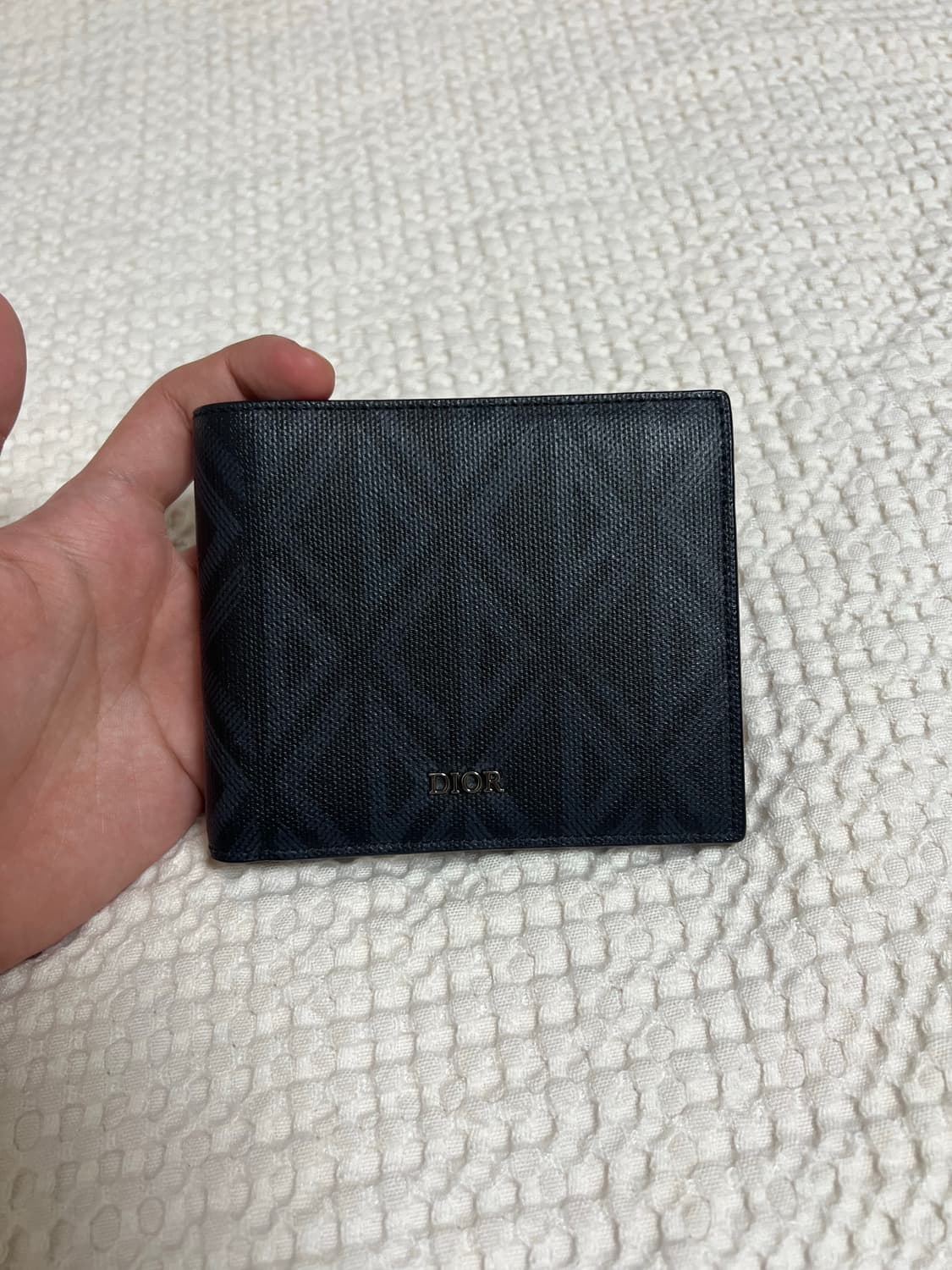 디올 CD 다이아몬드 캔버스 반지갑 상품이미지1