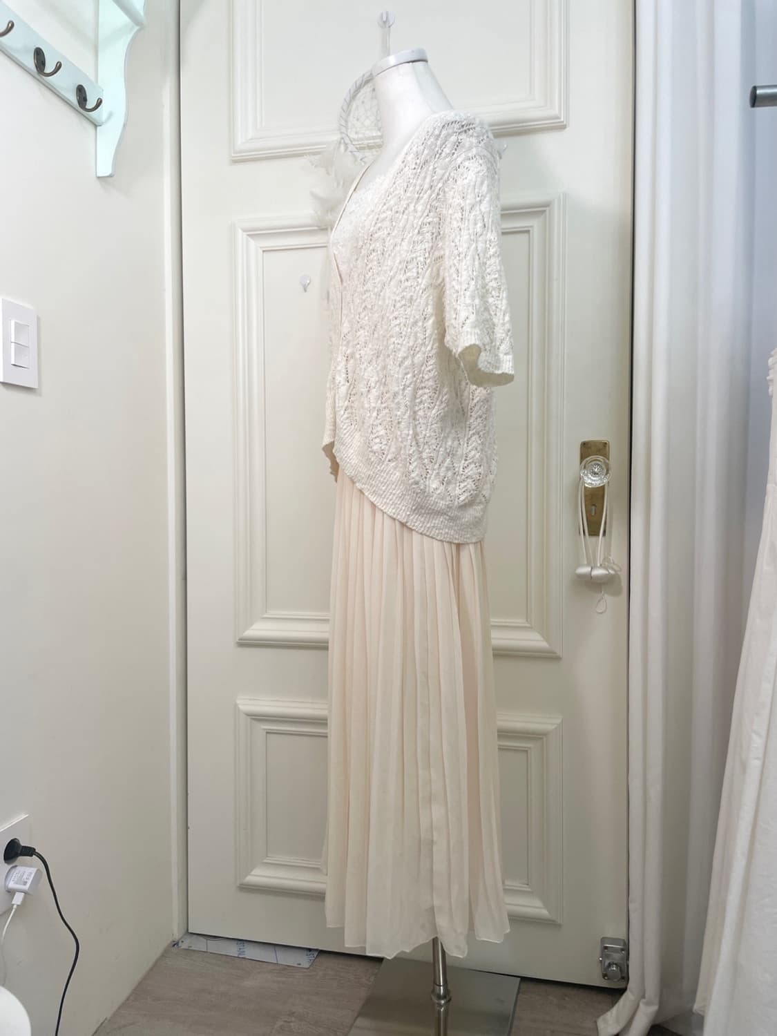 white lace crochet summer cardigan&lace 상품이미지3