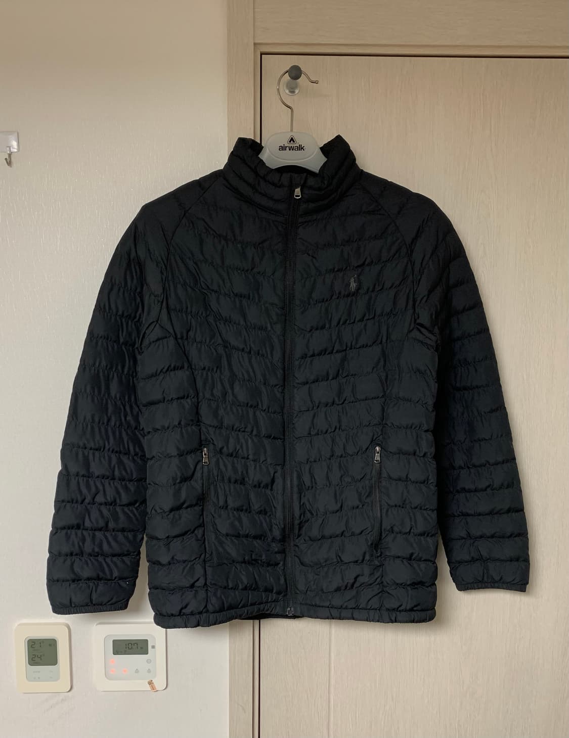 폴로 경량패딩 블랙 상품이미지1