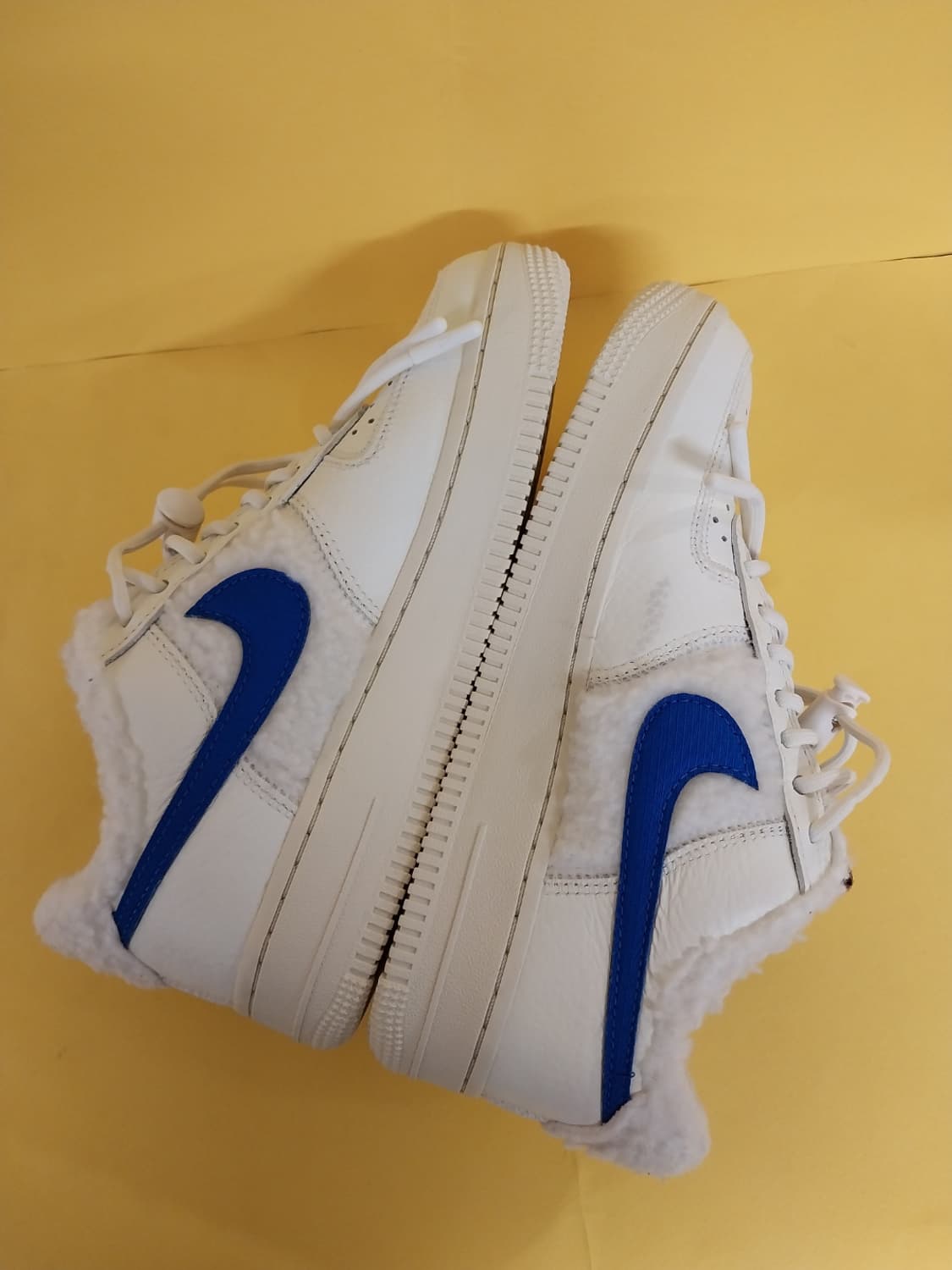 여성 나이키 에어포스1 07 로우 셰프라 플러스 화이트 운동화 (230) 상품이미지7