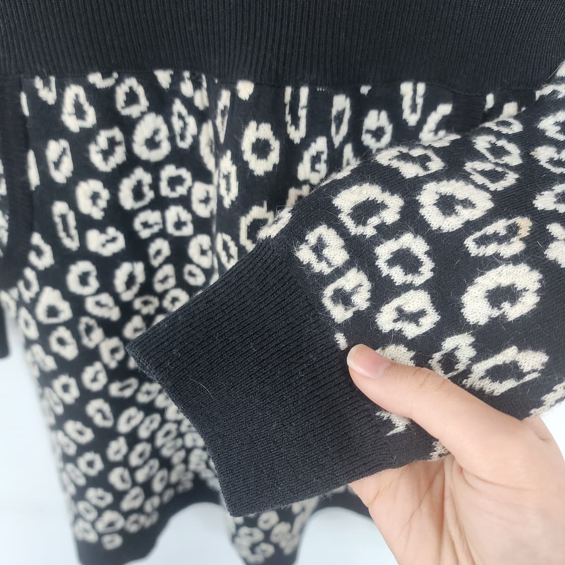 질스튜어트 레오파드 니트 원피스 상품이미지3