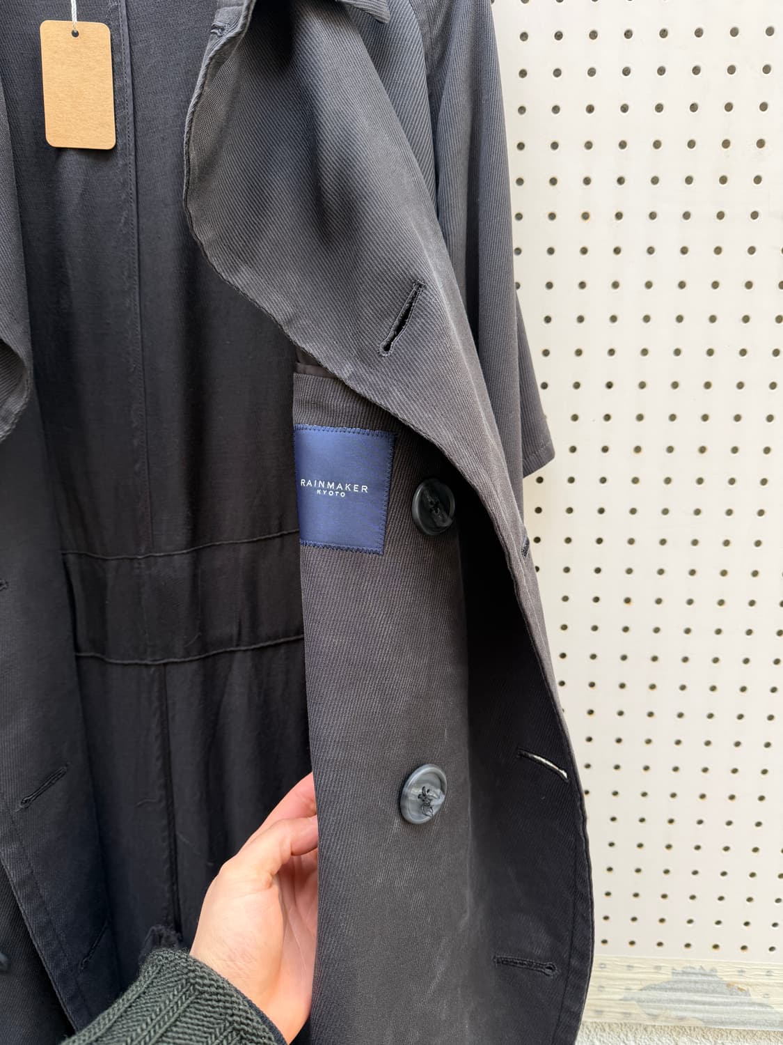 RAINMAKER KYOTO WOOL CUPRO TRENCH COAT 상품이미지5