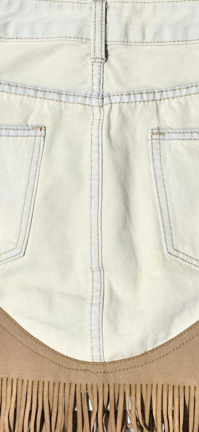 태슬 데님 미니 스커트 M 상품이미지5