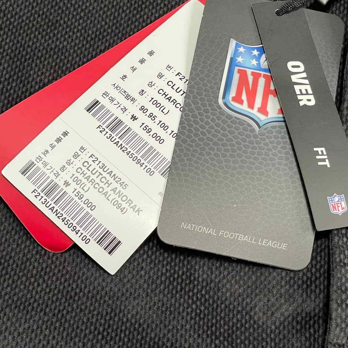 [L] NFL 팀어패럴 코듀로이 아노락 후드 새상품 상품이미지3