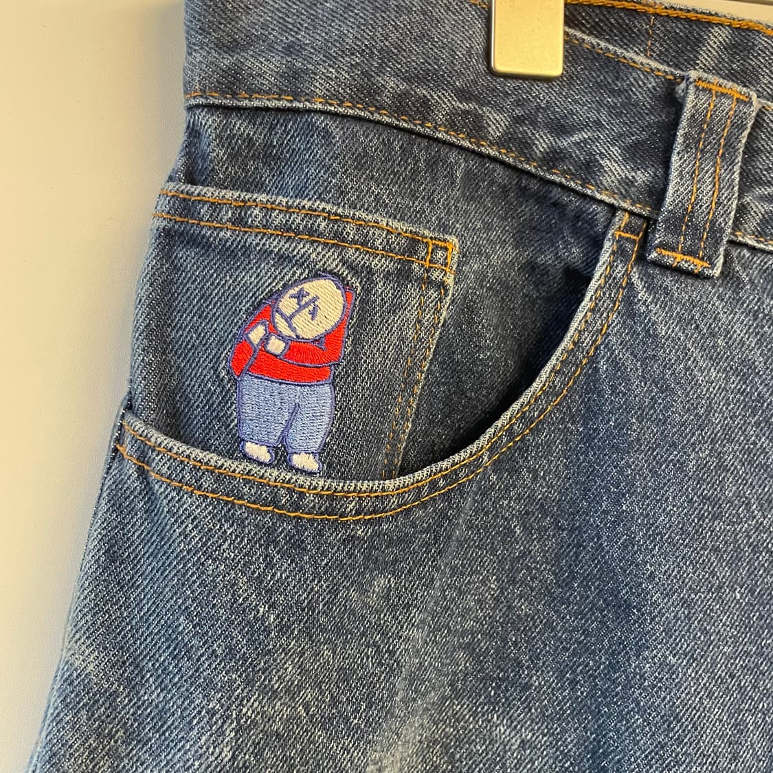 빅보이 폴라 스케이트 구형 데님 와이드 팬츠 상품이미지6