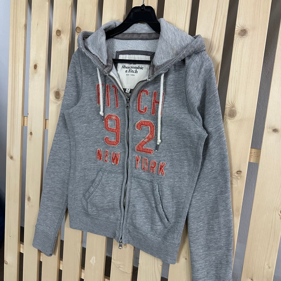 (M) 아베크롬비 그레이 후드집업 상품이미지2