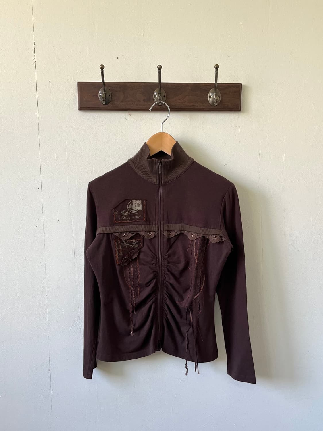 M.A. 플라워 프릴 집업 상품이미지1