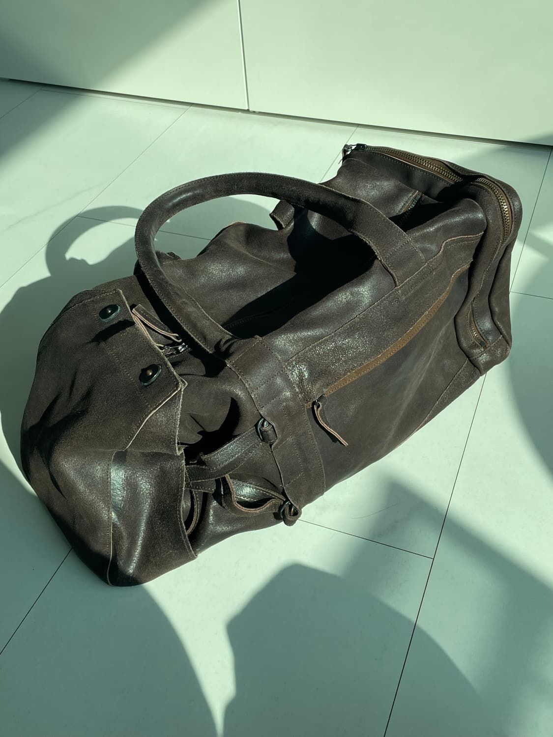 (RARE) Y’s FW06 레더 더플백 상품이미지2