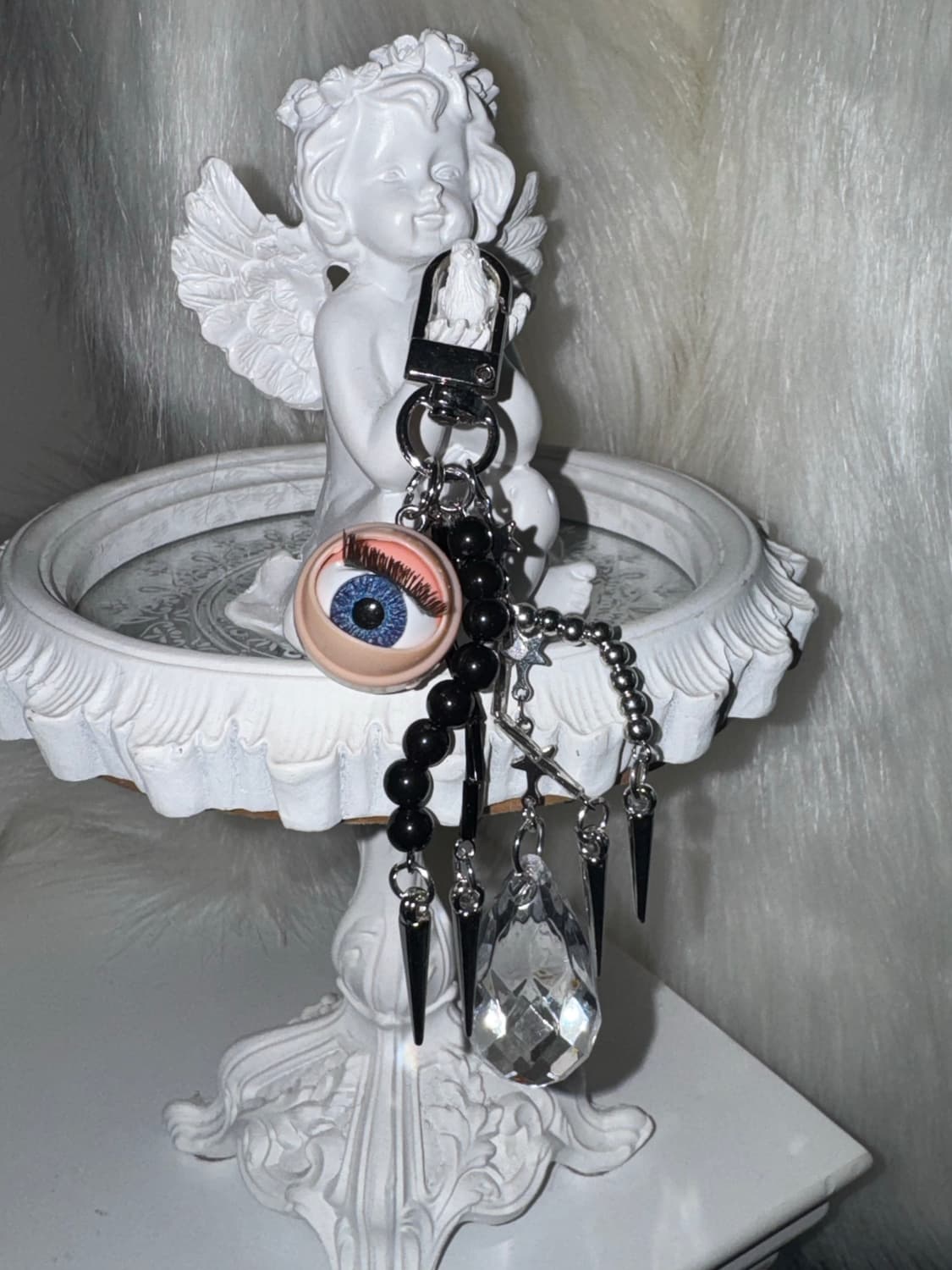 punky eye keyring black  상품이미지6