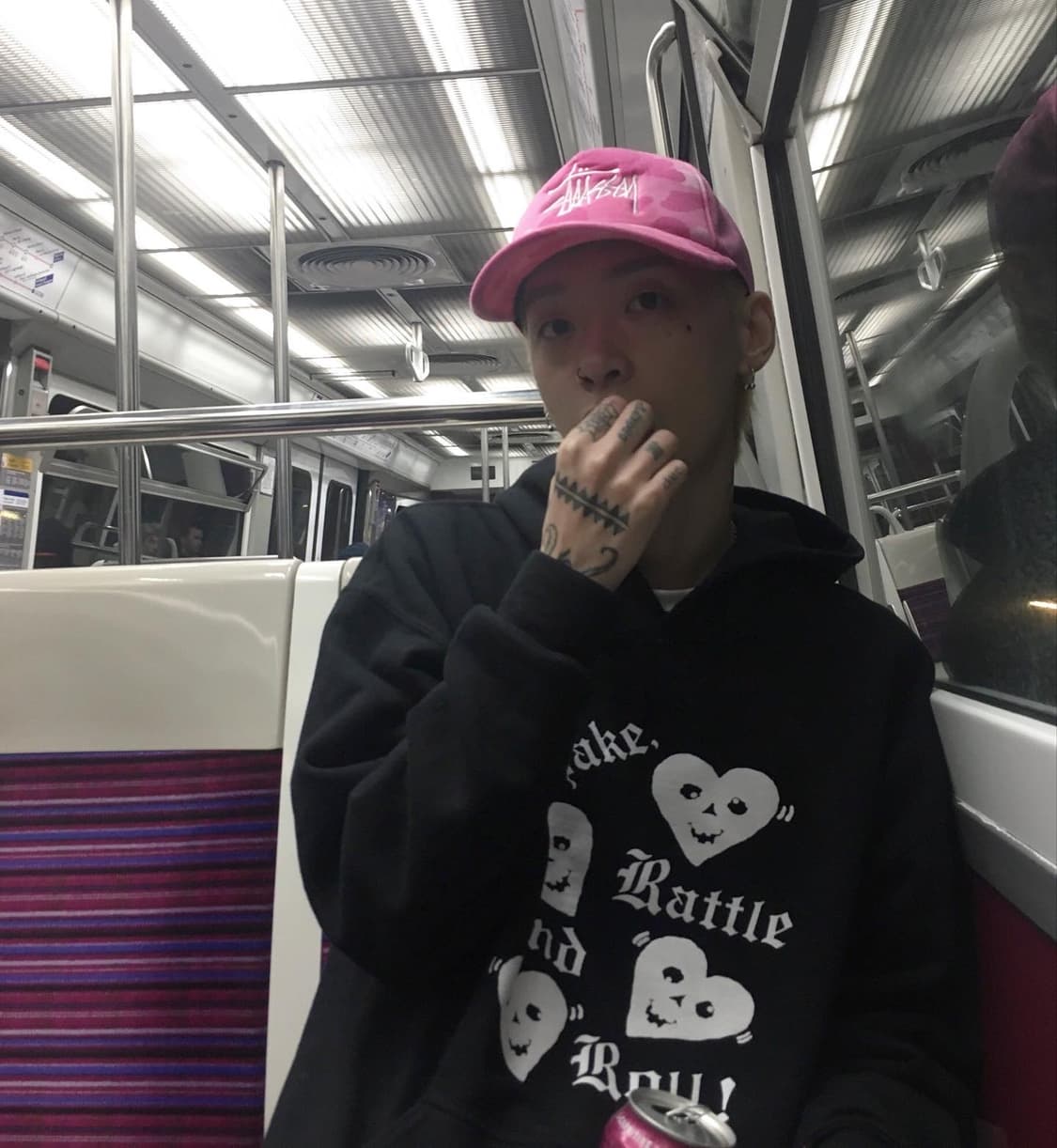 스투시 베이프 트러커 캡 핑크 카모 상품이미지4