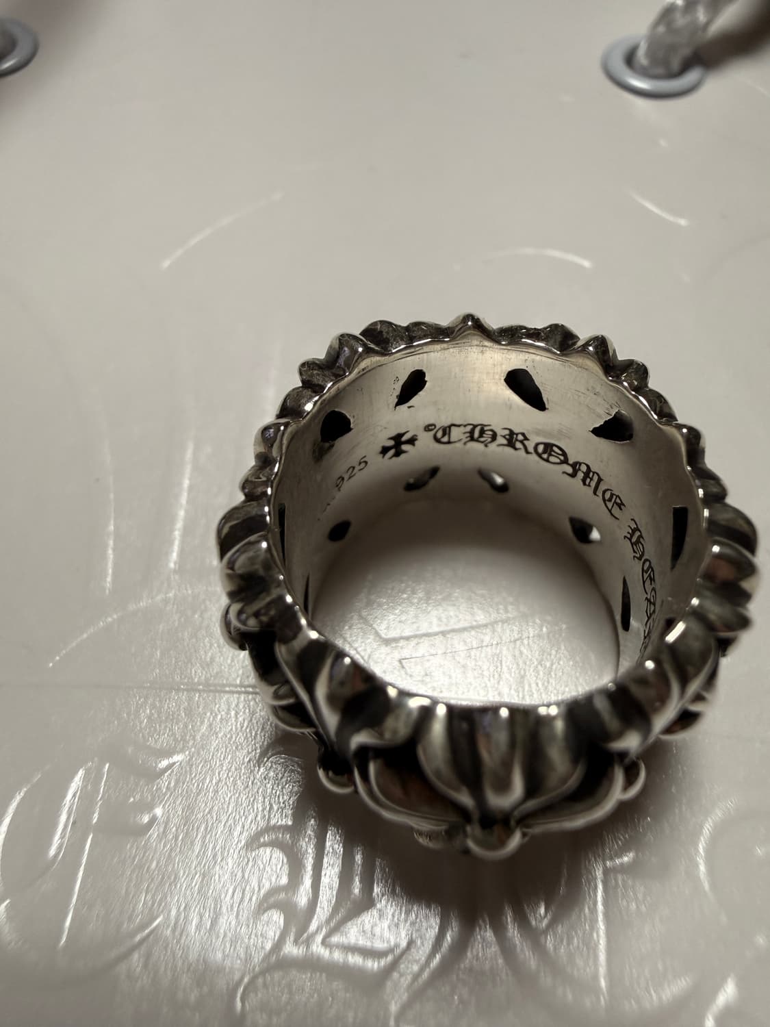 크롬하츠 세메터리 링 us7 매장판 상품이미지5