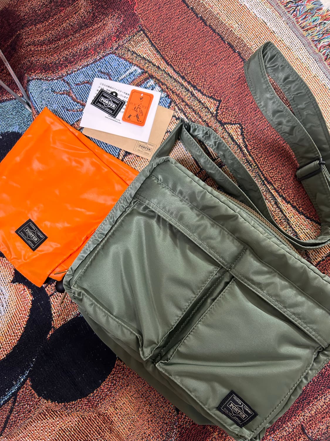 요시다포터 탱커 숄더백 세이지그린L 상품이미지1