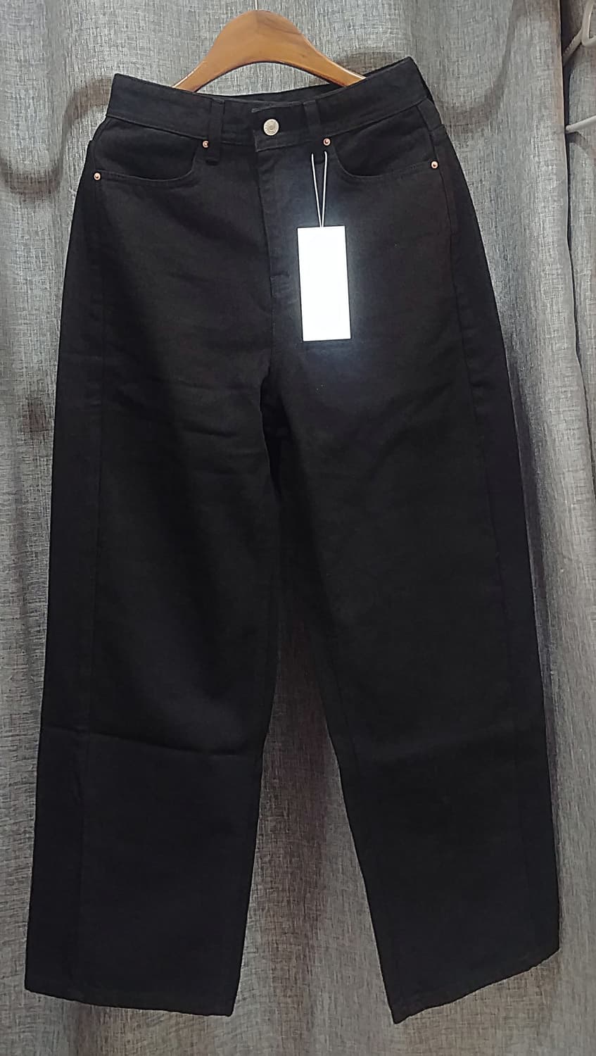 시야쥬SIYAZU 아르코 커브드데님 블랙/S사이즈 새상품  상품이미지4