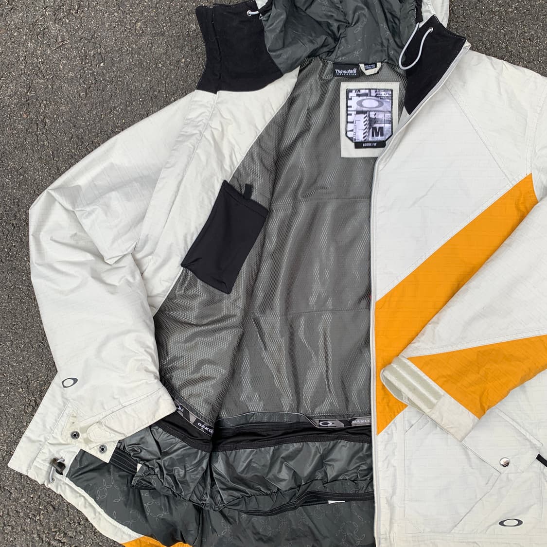 00s 오클리 아카이브 신슐레이트 올드스쿨 고프코어 바람막이 오버핏 M 상품이미지5