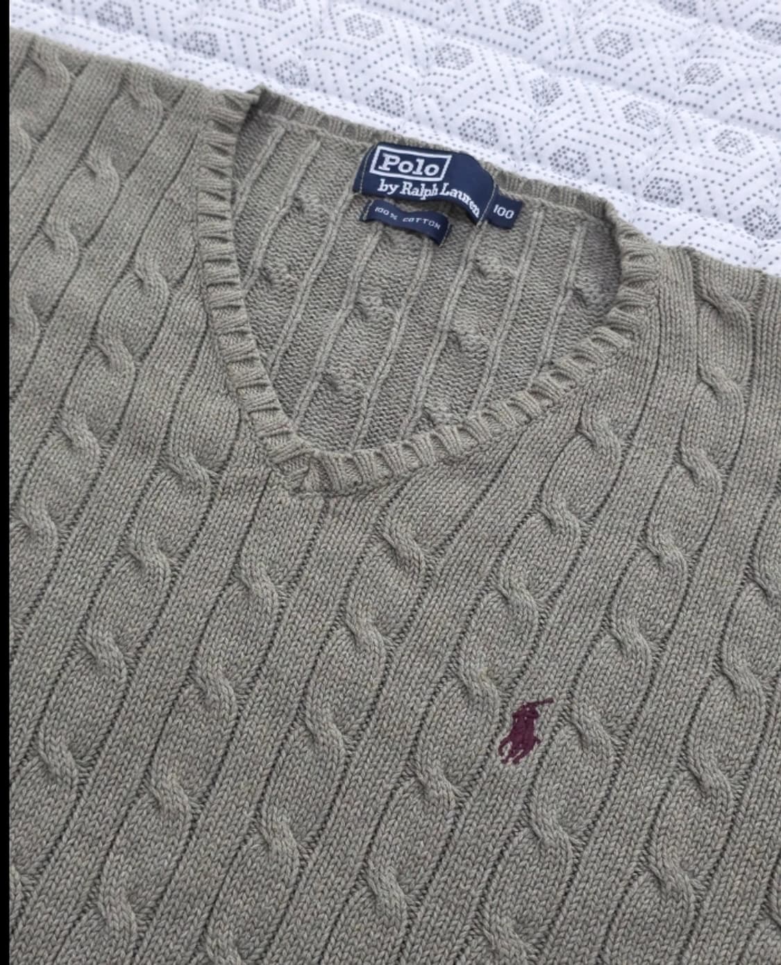 폴로 랄프로렌 케이블 니트 100 상품이미지3