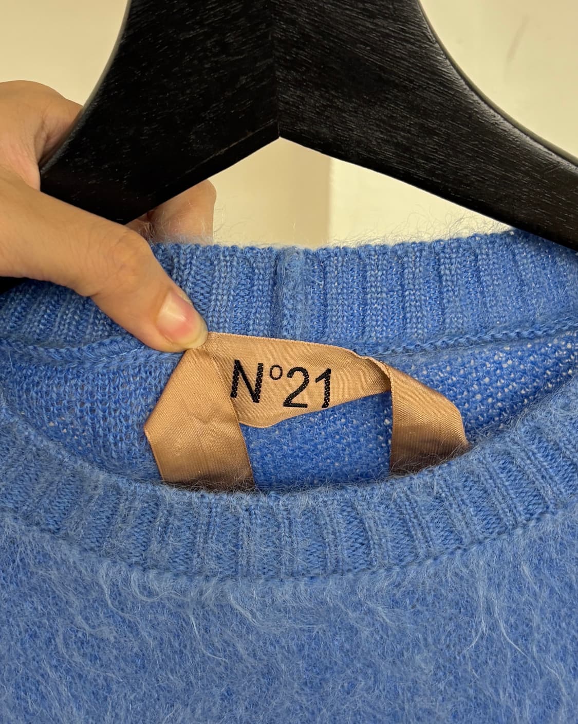 N21 블루 호라이즌 라인 모헤어 스웨터 상품이미지7