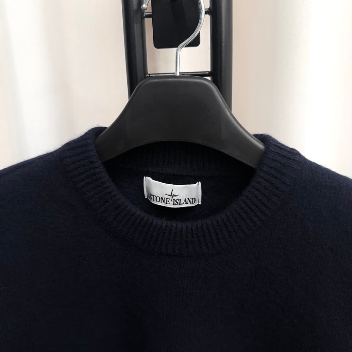 [XL] 스톤아일랜드 램스 울 니트 다크네이비 상품이미지3