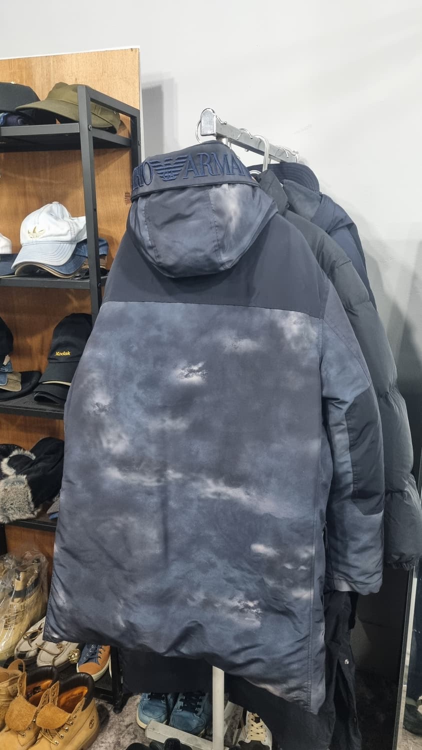 엠포리오 아르마니 타이다이 덕다운 패딩점퍼 105size 컨디션8/10 상품이미지2