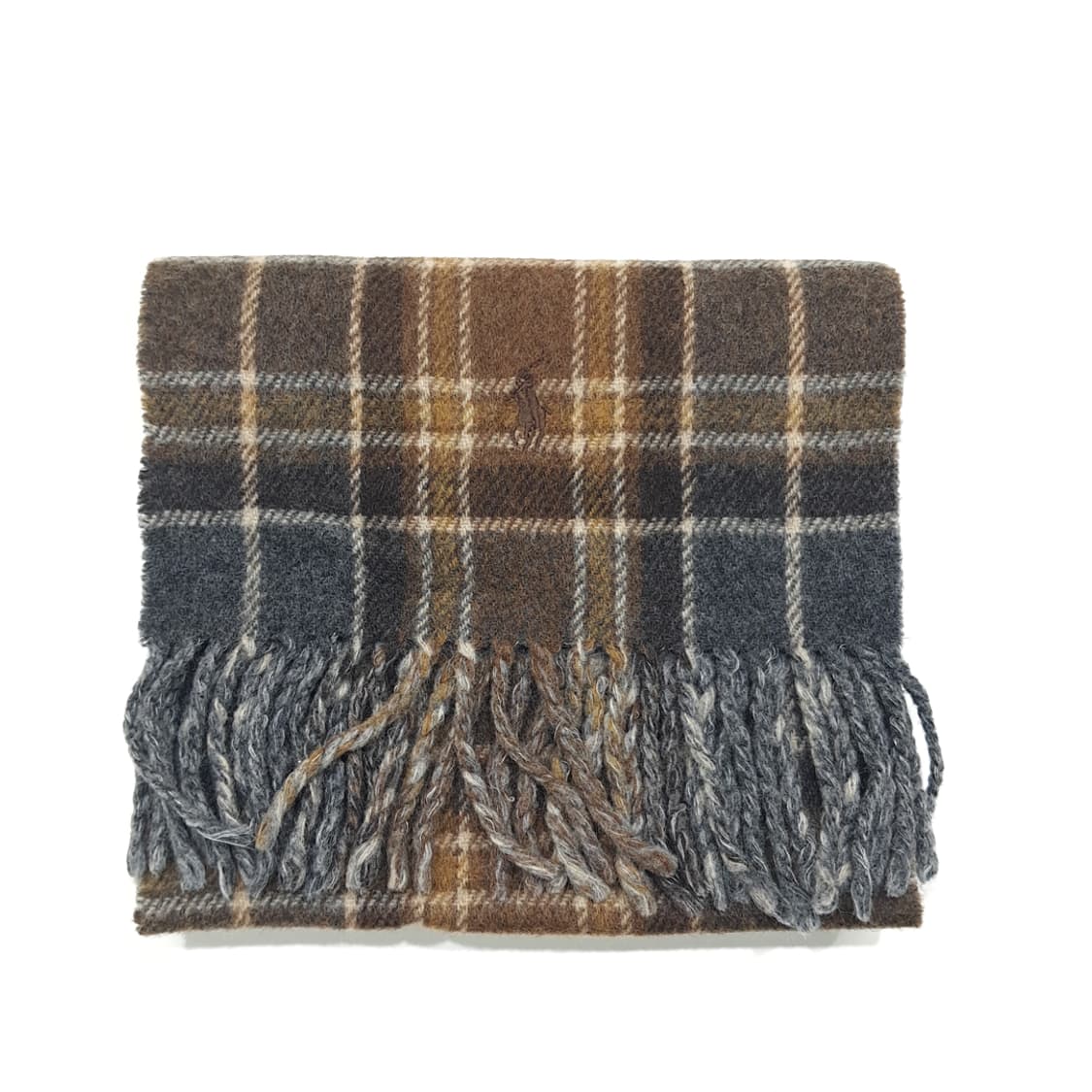 MX372 [Made in Italy] 폴로 헤링본 위브 브라운 타탄  상품이미지7