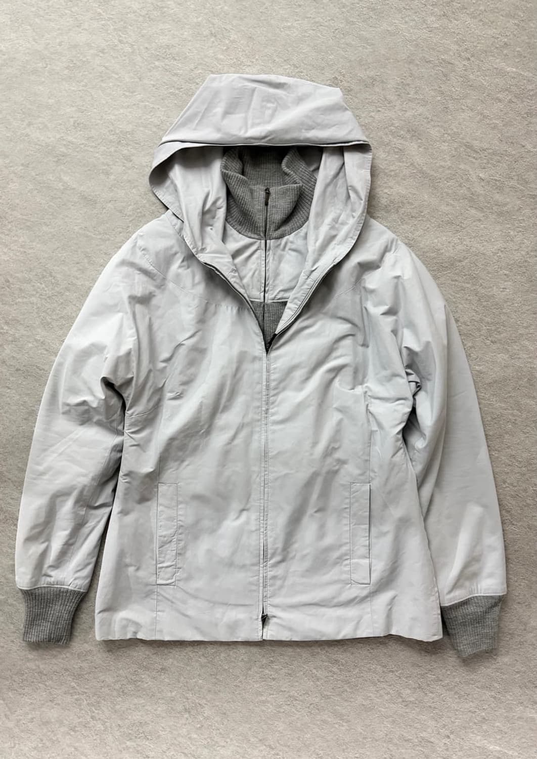 질샌더 라프시몬스 니트 레이어드 자켓 상품이미지2