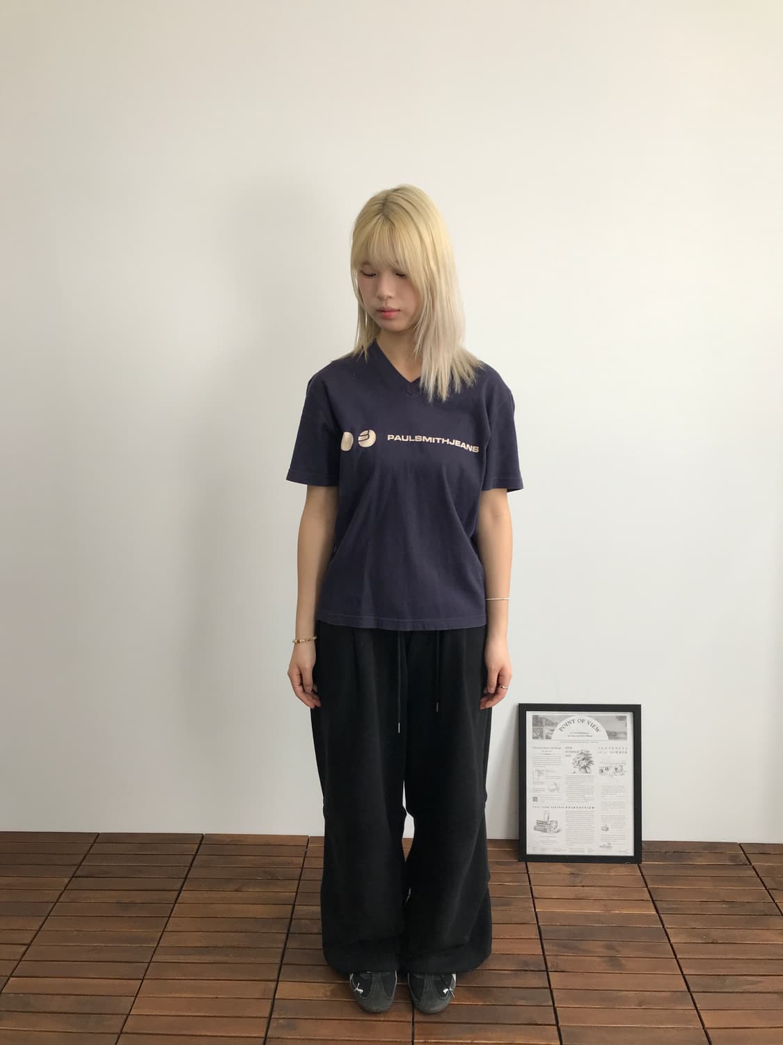 00's Paul Smith Jeans Logo V-Neck Tee 상품이미지1
