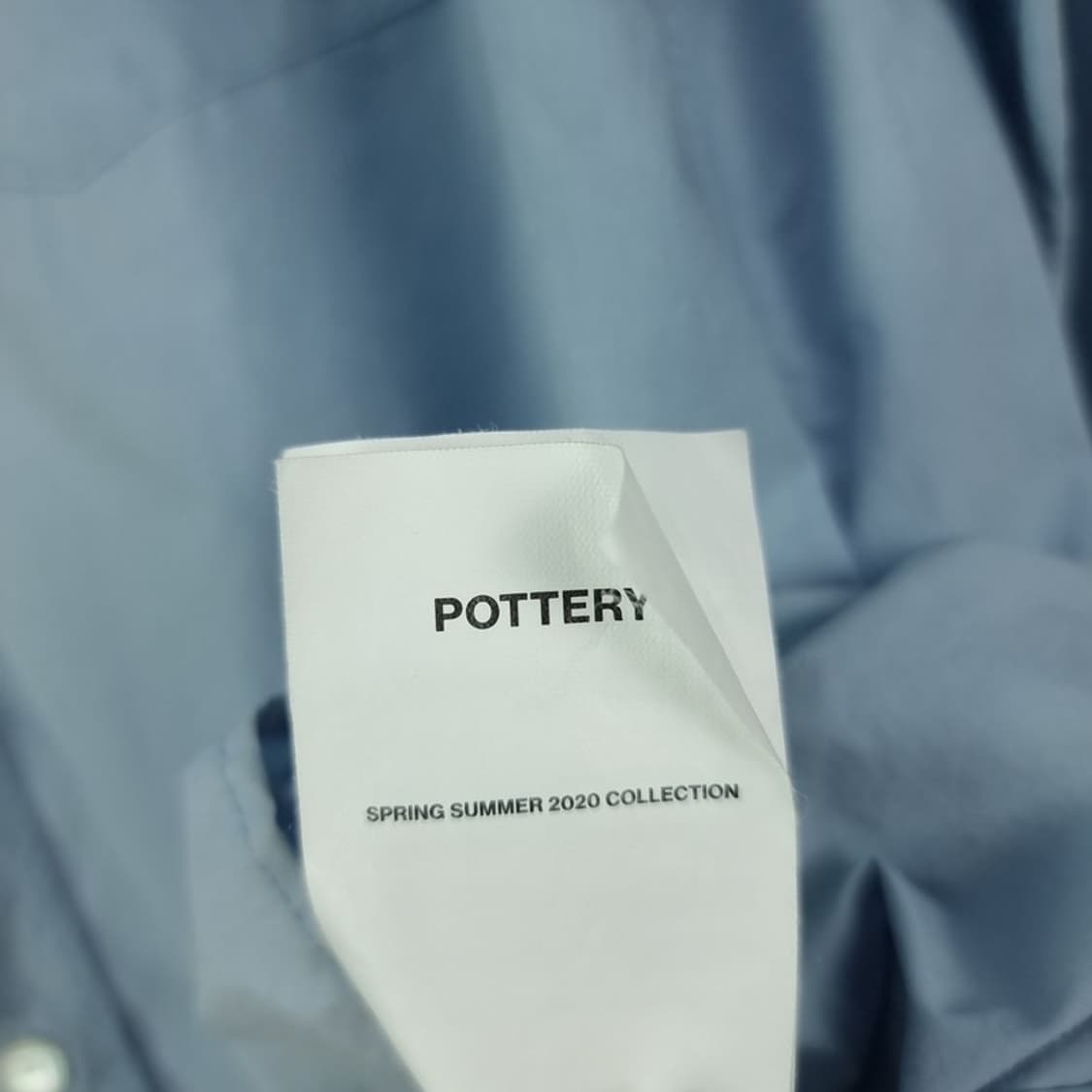 [포터리] 솔리드 셔츠 스카이 P01454 상품이미지8