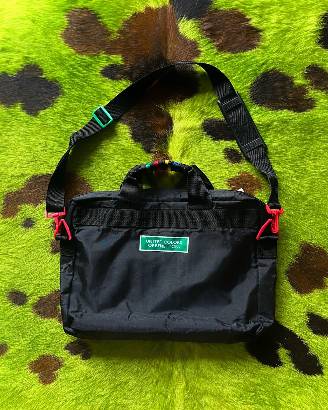 1990s Old Benetton Color Block Bag 상품이미지9