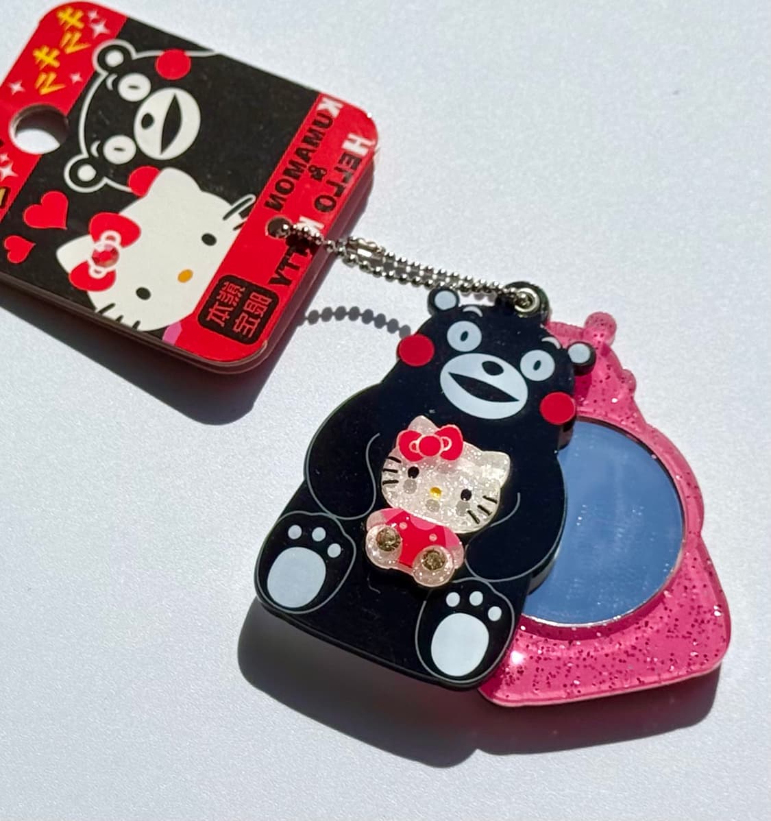 2012 Hello Kitty x Kumamon 슬라이드 거울 키링 상품이미지1
