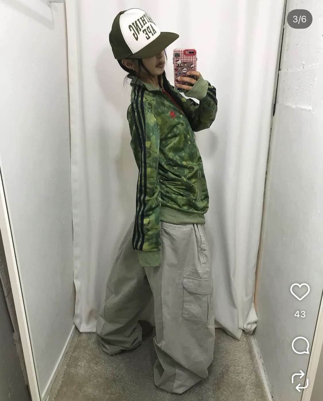 아디다스 스컬 카모 빈티지 트랙 져지 상품이미지2
