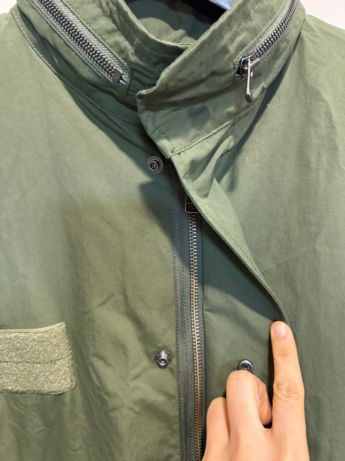 FUMITO GANRYU 후미토간류 M-51 피쉬테일 레인코트 상품이미지9