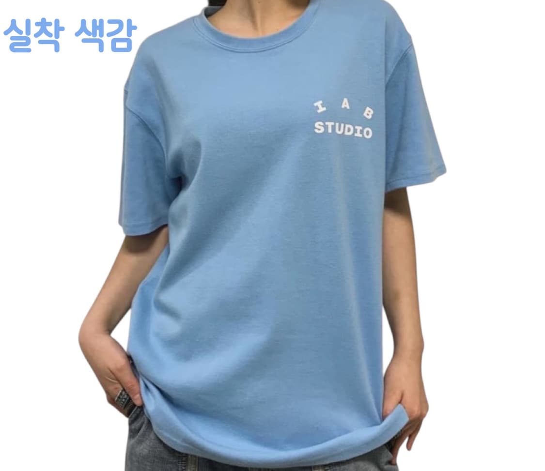 아이앱 반팔 스카이블루 XL 상품이미지3