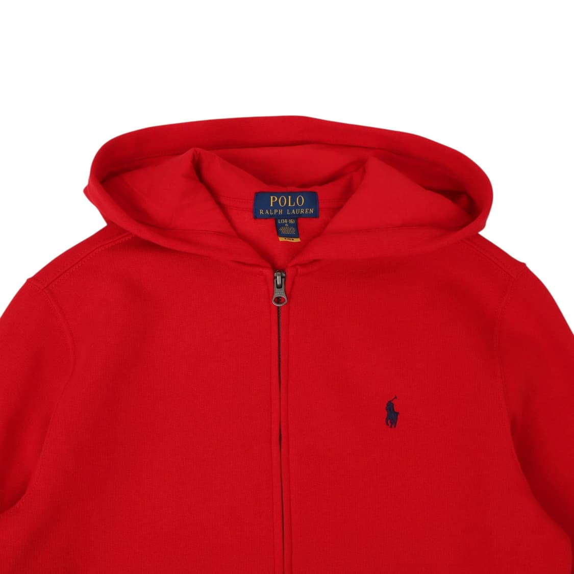 폴로 랄프로렌 레드 후드집업 상품이미지2